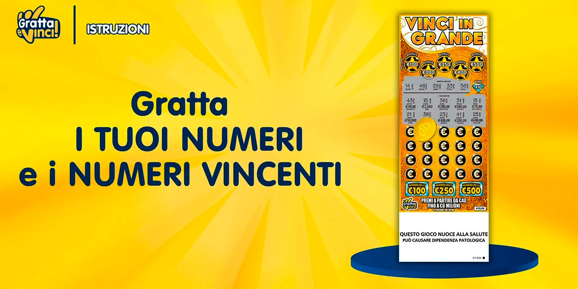 Vinci in Grande: Il Primo Gratta e Vinci Virtuale Italiano con un Valore Nominale di 25 Euro